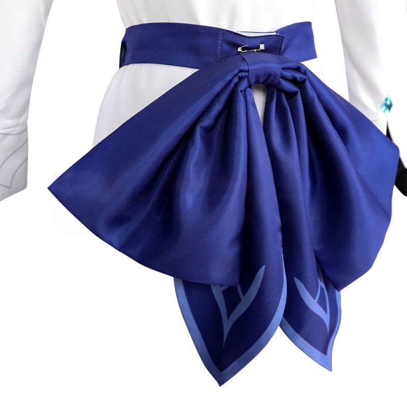 Genshin Impact Eula Pizza Hut Cosplay Costume