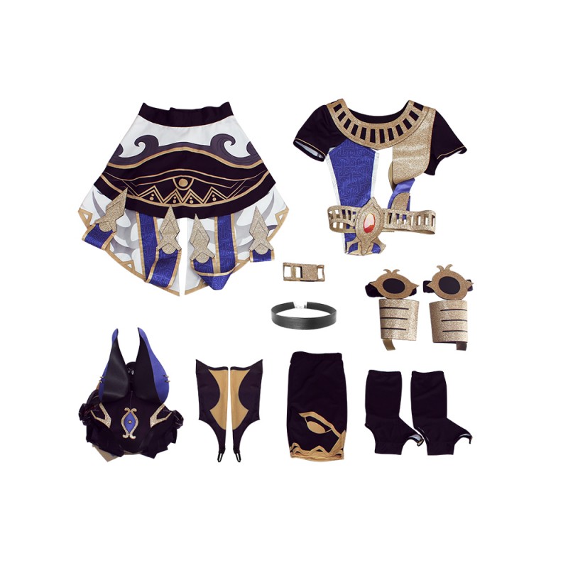 Genshin Impact Cosplay Costume Cyno Halloween Suit