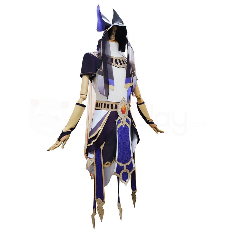 Genshin Impact Cosplay Costume Cyno Halloween Suit