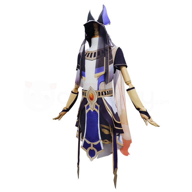 Genshin Impact Cosplay Costume Cyno Halloween Suit