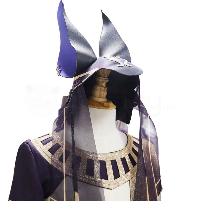 Genshin Impact Cosplay Costume Cyno Halloween Suit
