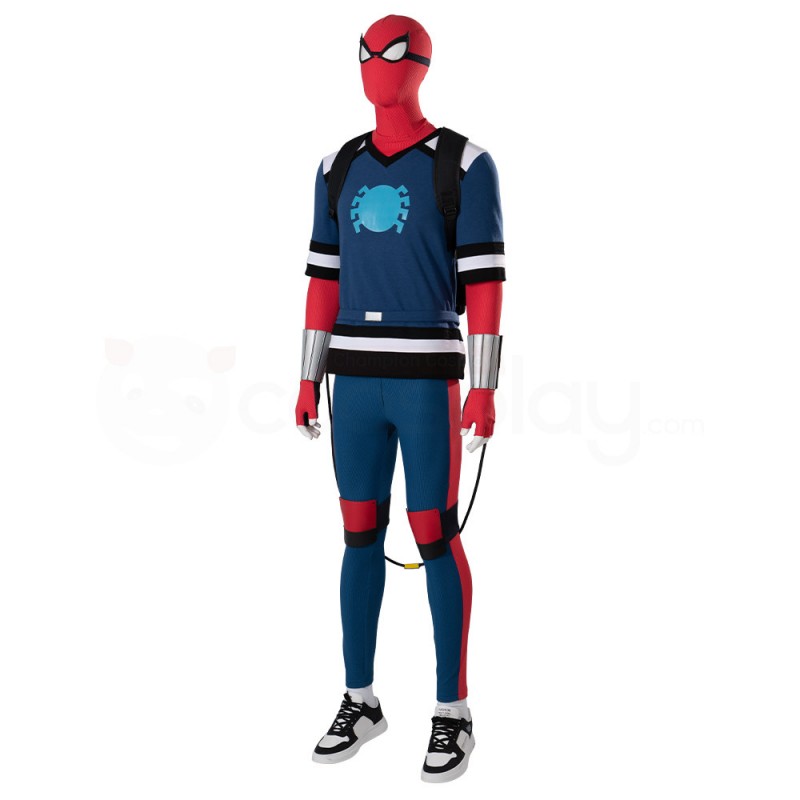 Spider-Man Freshman Year Cosplay Costume Spiderman Peter Parker Jumpsuit
