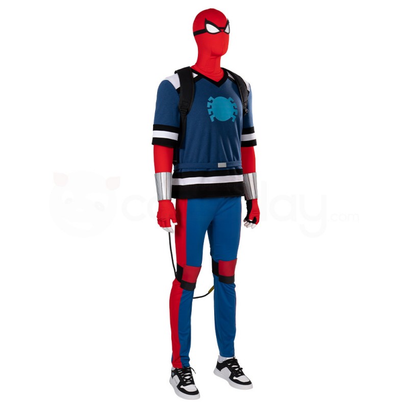 Spider-Man Freshman Year Cosplay Costume Spiderman Peter Parker Hoodie