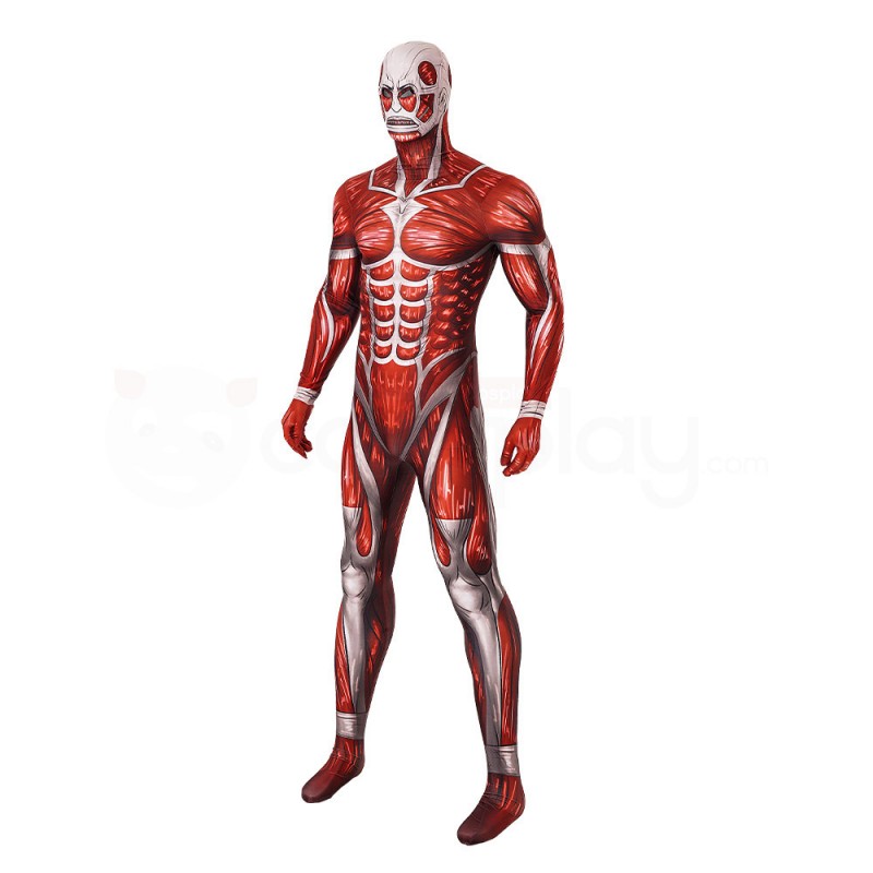 Red Lycra Jumpsuit Anime Cosplay Costume