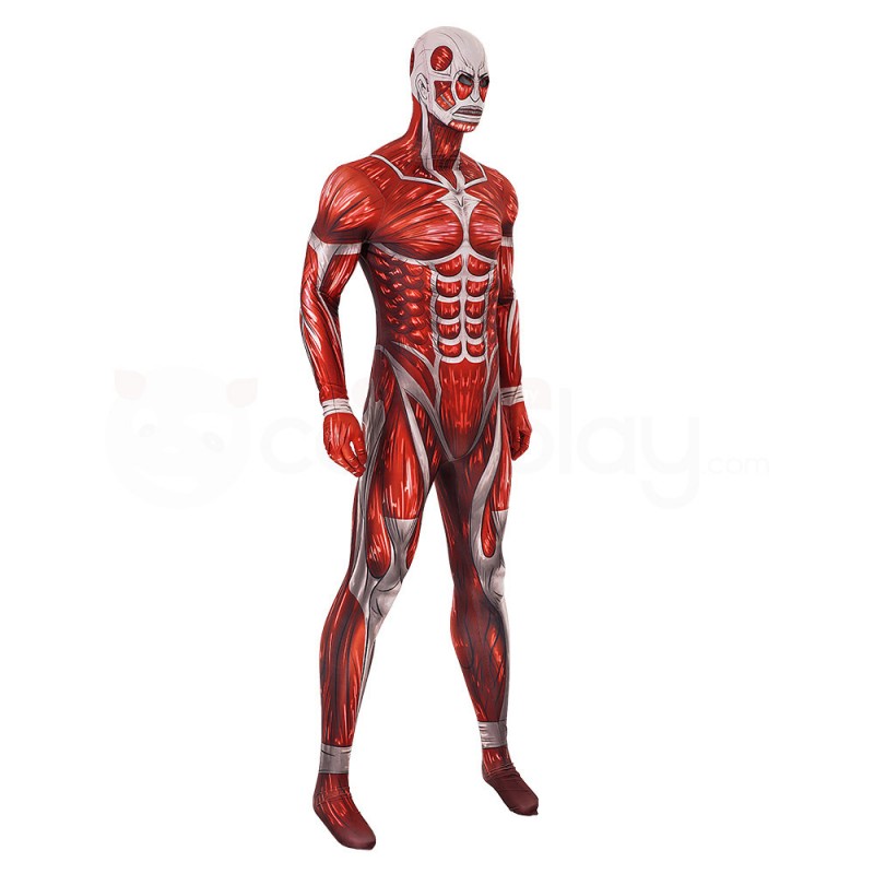 Red Lycra Jumpsuit Anime Cosplay Costume