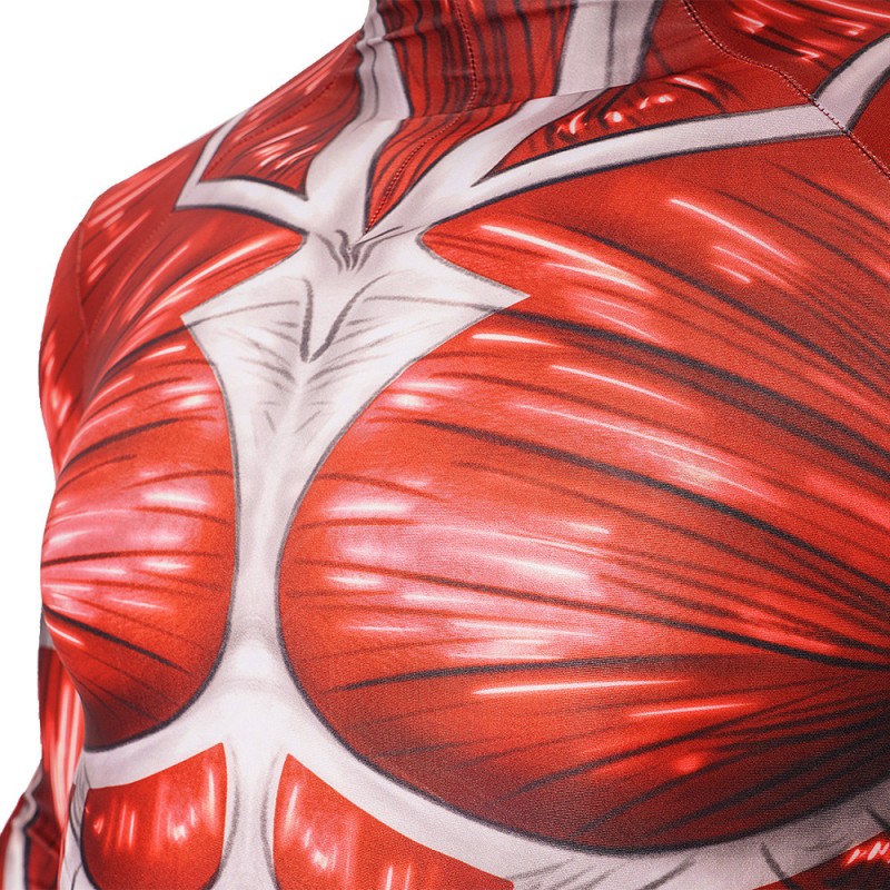 Red Lycra Jumpsuit Anime Cosplay Costume