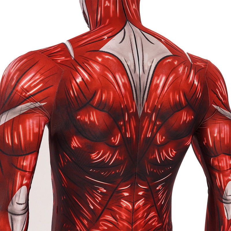 Red Lycra Jumpsuit Anime Cosplay Costume