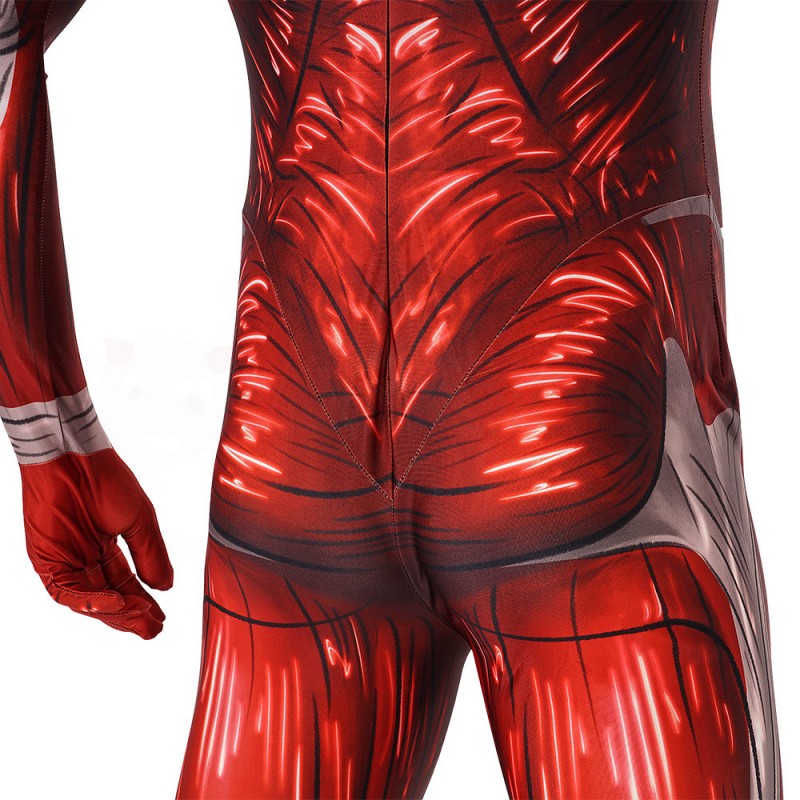 Attack On Titan Cosplay Suit Beast Titan Red Jumpsuit