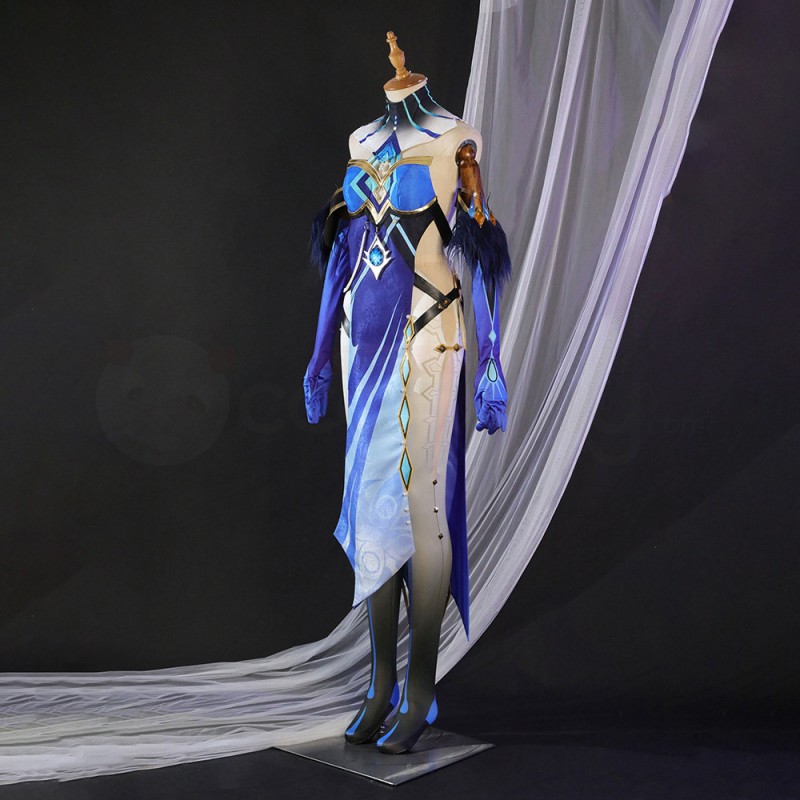 Genshin Impact Hidden Mirror Lady Costume Mirror Maiden Cosplay Suit