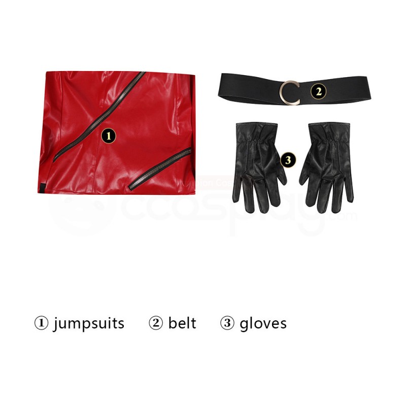 The Umbrella Academy Season 3 Jayme No 6 Cosplay Costume Red Suit