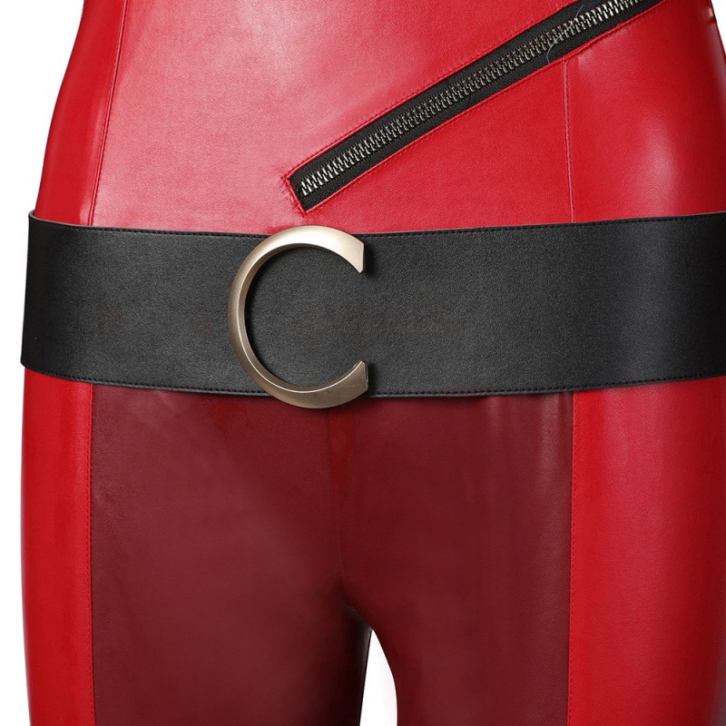 The Umbrella Academy Season 3 Jayme No 6 Cosplay Costume Red Suit
