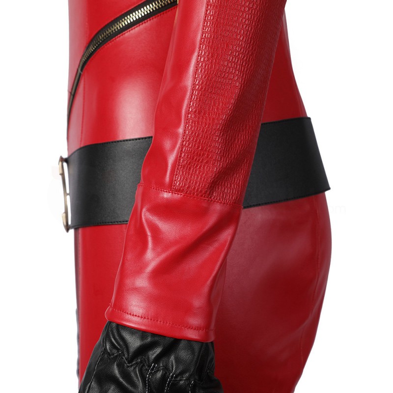 The Umbrella Academy Season 3 Jayme No 6 Cosplay Costume Red Suit