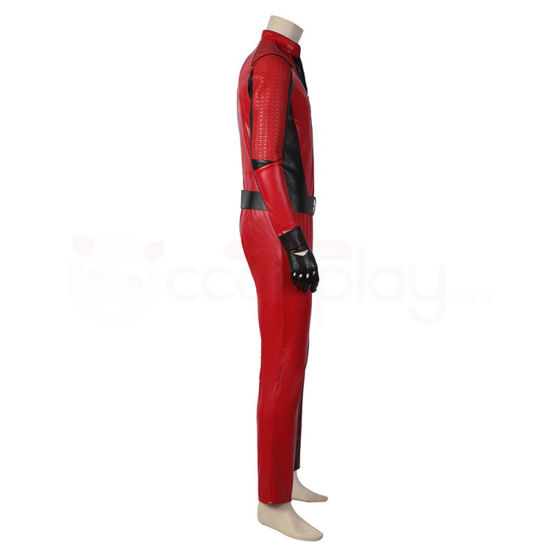 The Umbrella Academy Season 3 Ben 2 Cosplay Costume Red Suit