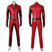 The Umbrella Academy Season 3 Ben 2 Cosplay Costume Red Suit