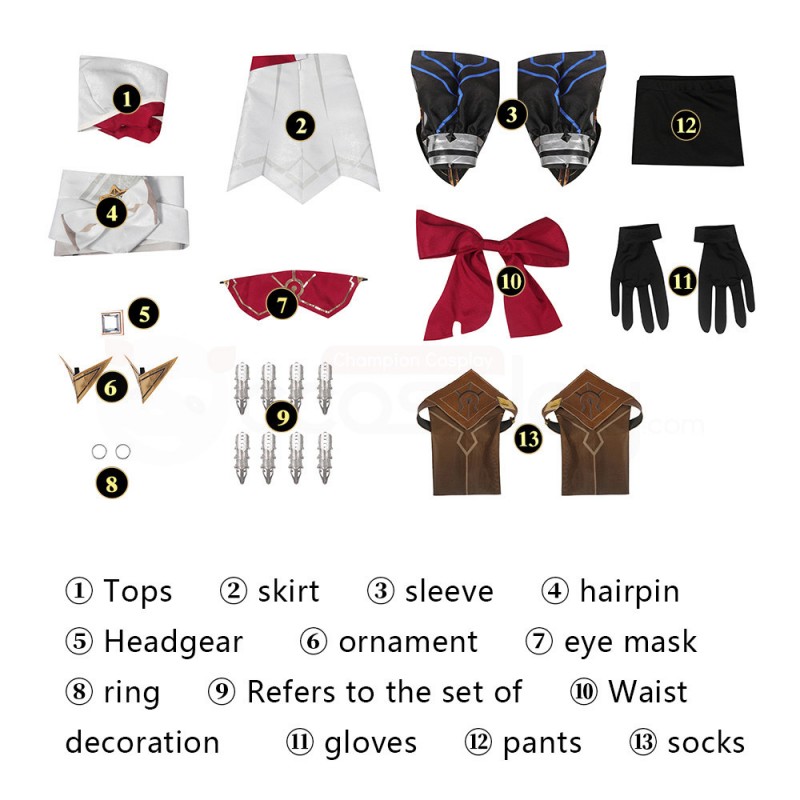 Eremite Desert Clearwater Cosplay Suit Genshin Impact Cosplay Costumes