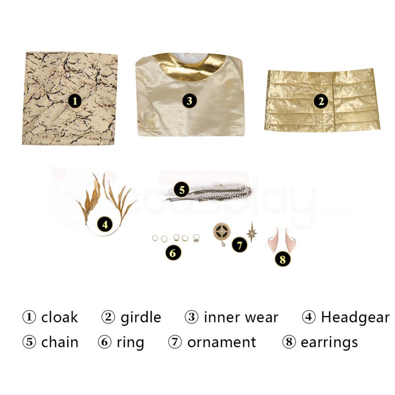 The Lord of The Rings The Rings of Power Season 1 Gil Galad Cosplay Costume