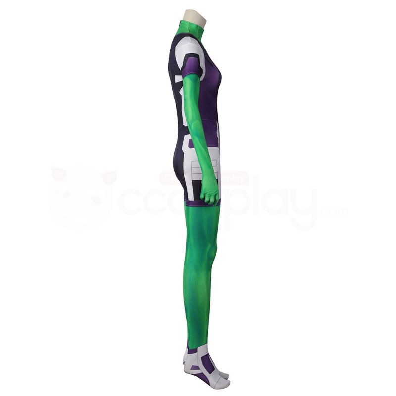 She Hulk Cosplay Costume Jennifer Halloween Jumpsuit