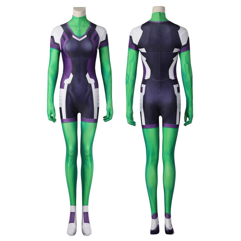 She Hulk Cosplay Costume Jennifer Halloween Jumpsuit