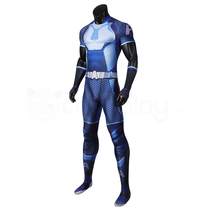 The Boys Cosplay Costume A-train Halloween Jumpsuit
