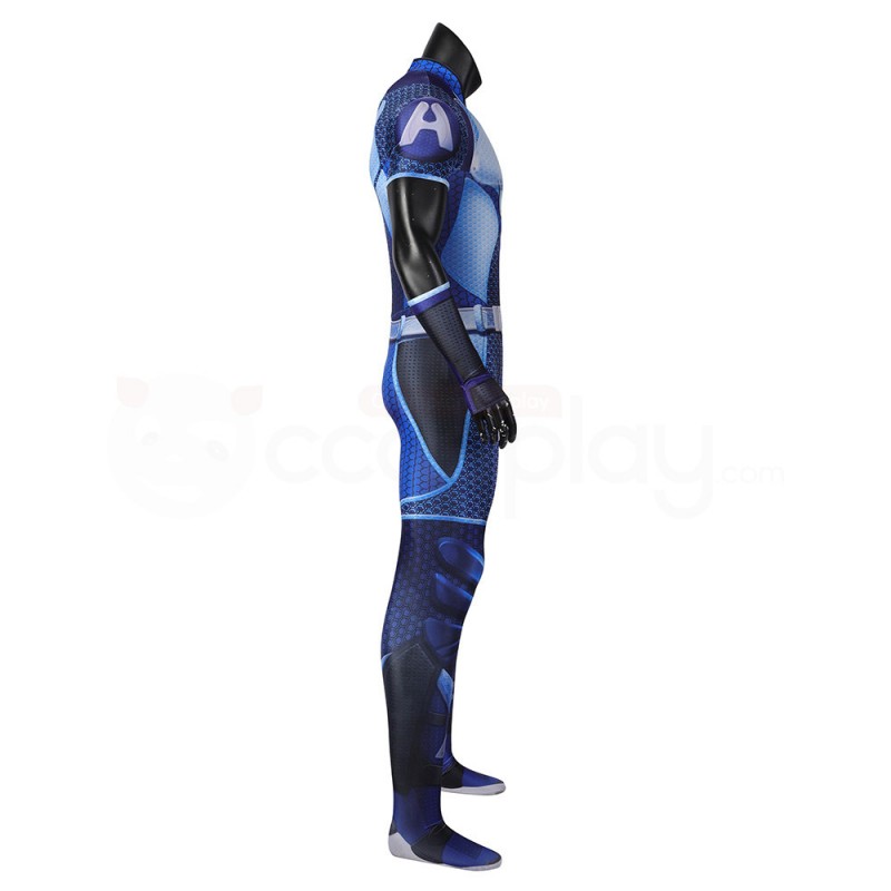 The Boys Cosplay Costume A-train Halloween Jumpsuit