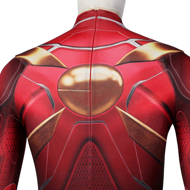 Iron Spider Armor Red Jumpsuit Spider-Man Cosplay Costumes