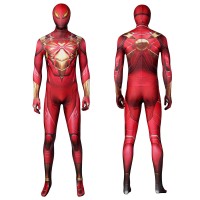 Iron Spider Armor Red Jumpsuit Spider-Man Cosplay Costumes