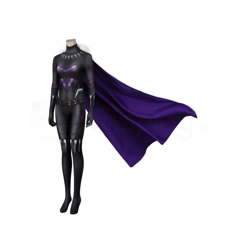 Black Panther Wakanda Forever Shuri Jumpsuit Cosplay Costume