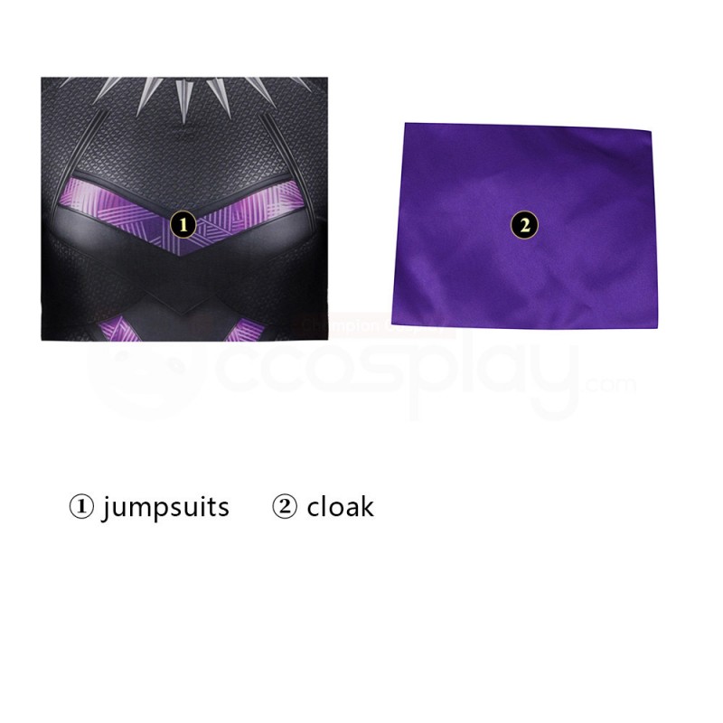 Black Panther Wakanda Forever Shuri Jumpsuit Cosplay Costume