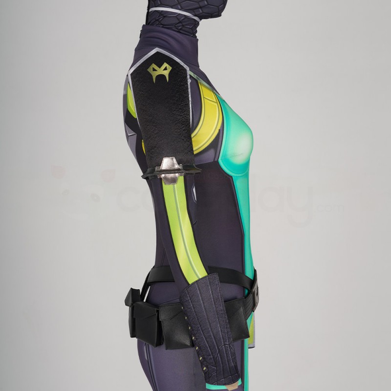 Game Valorant Cosplay Costumes Viper Suit Full Set