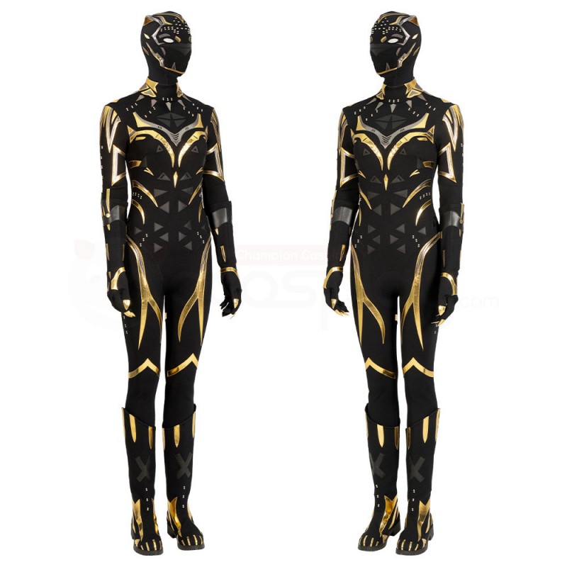 Shuri Black Costume Black Panther Wakanda Forever Cosplay Suit