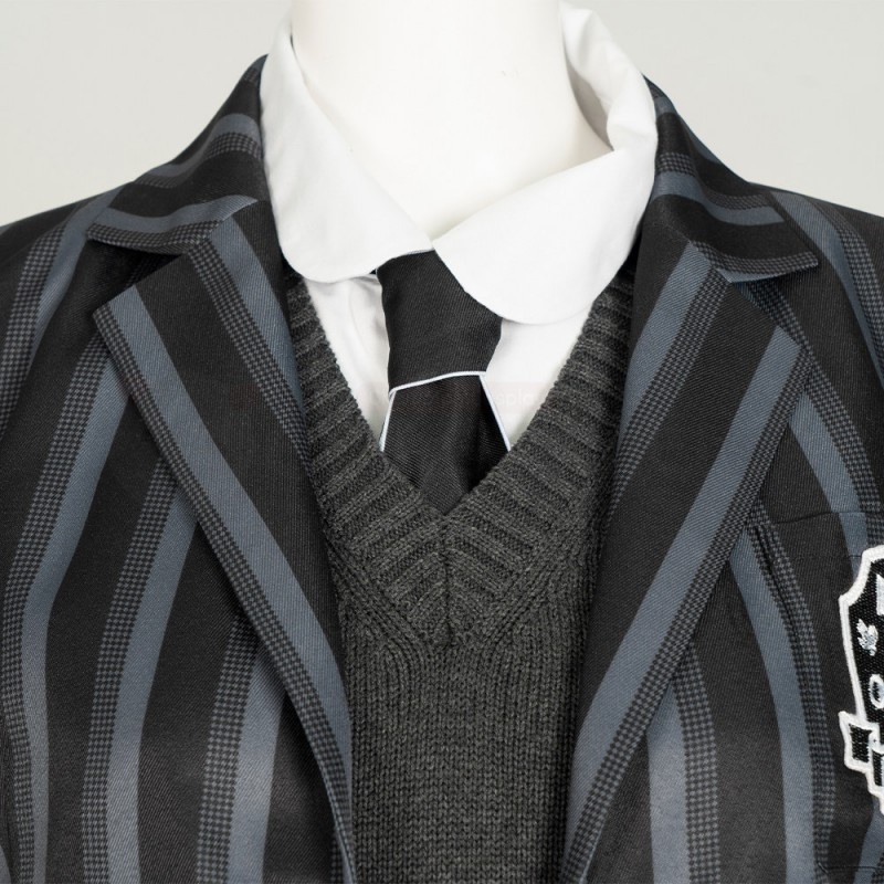 Wednesday Addams School Uniform The Addams Family Cosplay Costumes