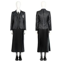 Wednesday Addams School Uniform The Addams Family Cosplay Costumes