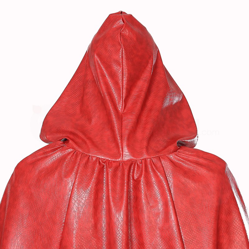 Ironheart Riri Williams Cosplay Costumes Red Cloak