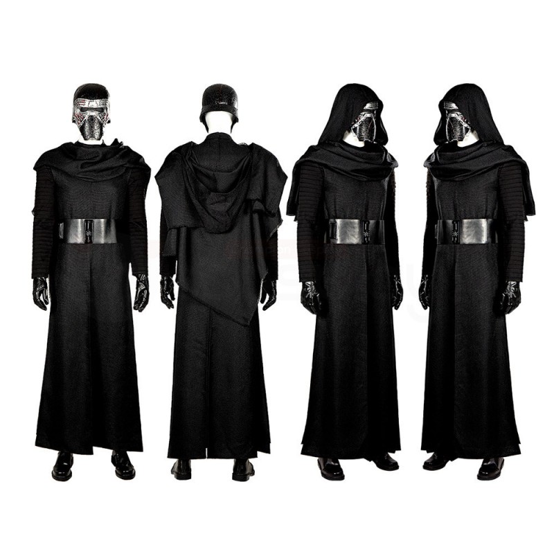 Kylo Ren Black Costume Star Wars 7 The Force Awakens Cosplay Suit