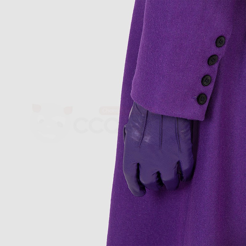 Knight Cosplay Costume Purple Suit
