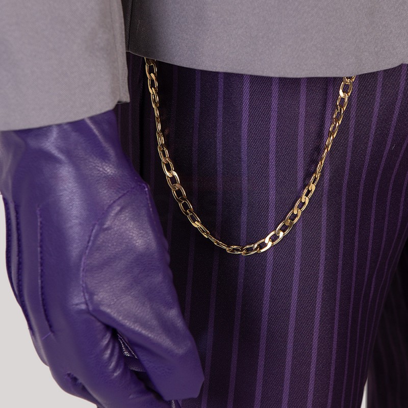 Knight Cosplay Costume Purple Suit
