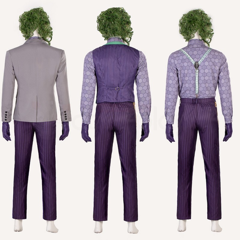 Knight Cosplay Costume Purple Suit