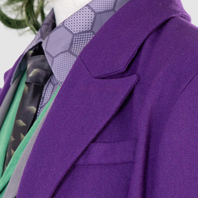 Knight Cosplay Costume Purple Suit