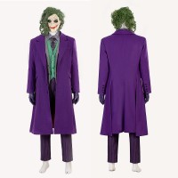 Knight Cosplay Costume Purple Suit