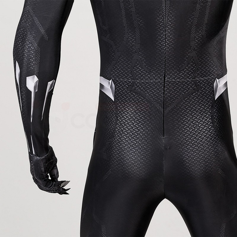 Black Panther Jumpsuit Black Cosplay Costume