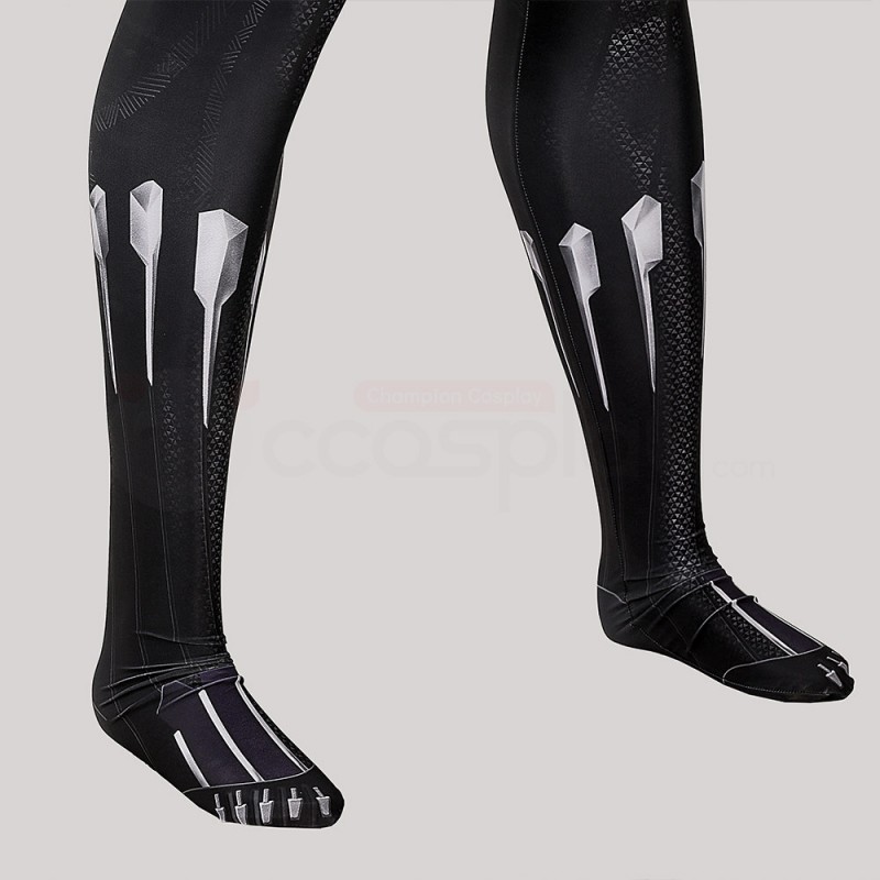 Black Panther Jumpsuit Black Cosplay Costume