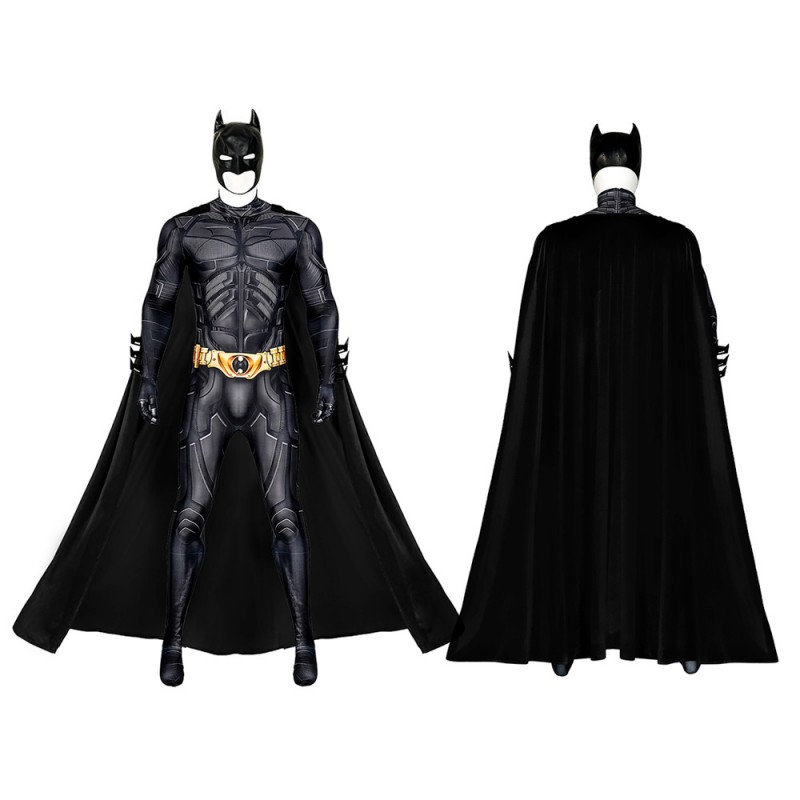Knight Bruce Wayne Costumes 2022 Robert Pattinson Halloween Jumpsuit