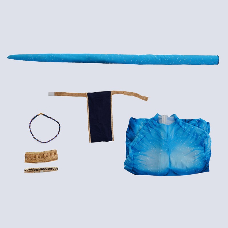 Jake Sully Blue Jumpsuit Avatar 2 The Way of Water Cosplay Costume