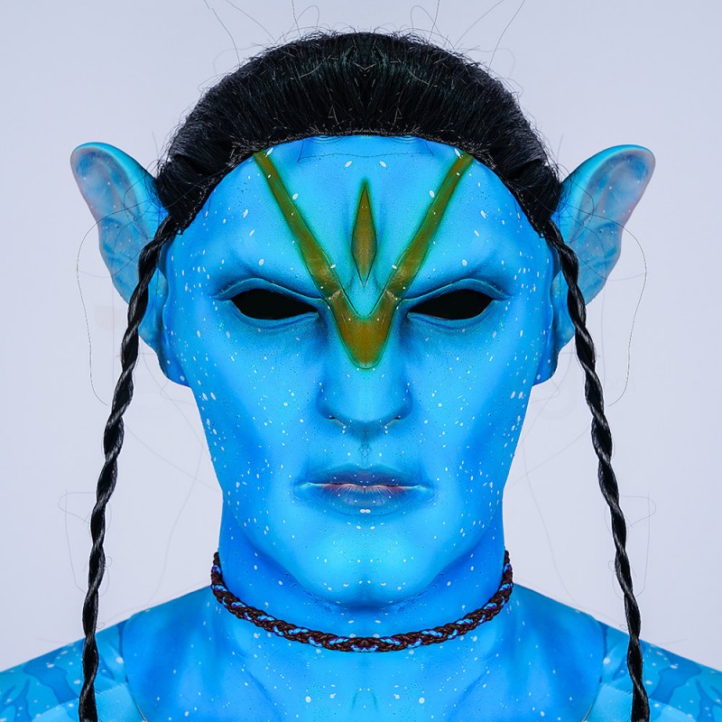 Jake Sully Blue Jumpsuit Avatar 2 The Way of Water Cosplay Costume