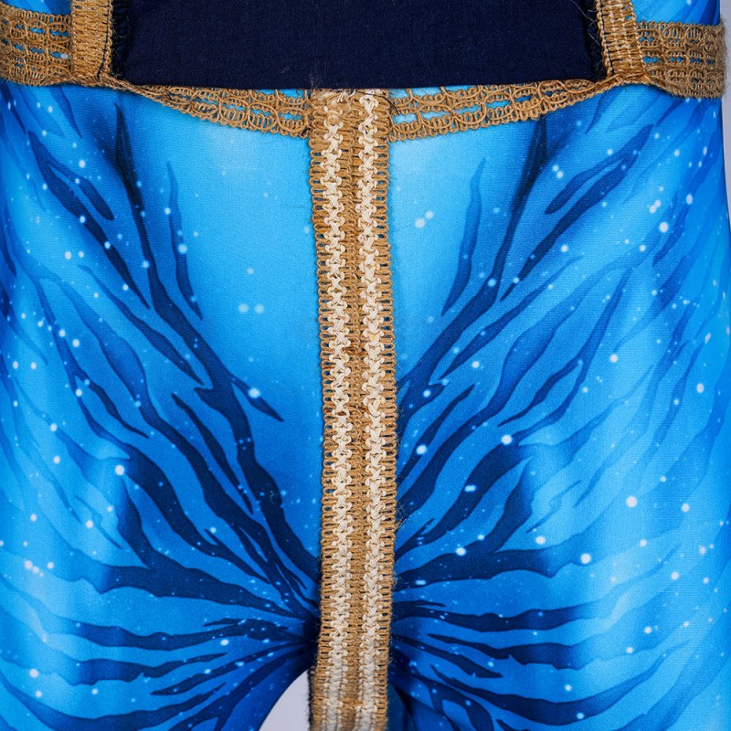 Jake Sully Blue Jumpsuit Avatar 2 The Way of Water Cosplay Costume