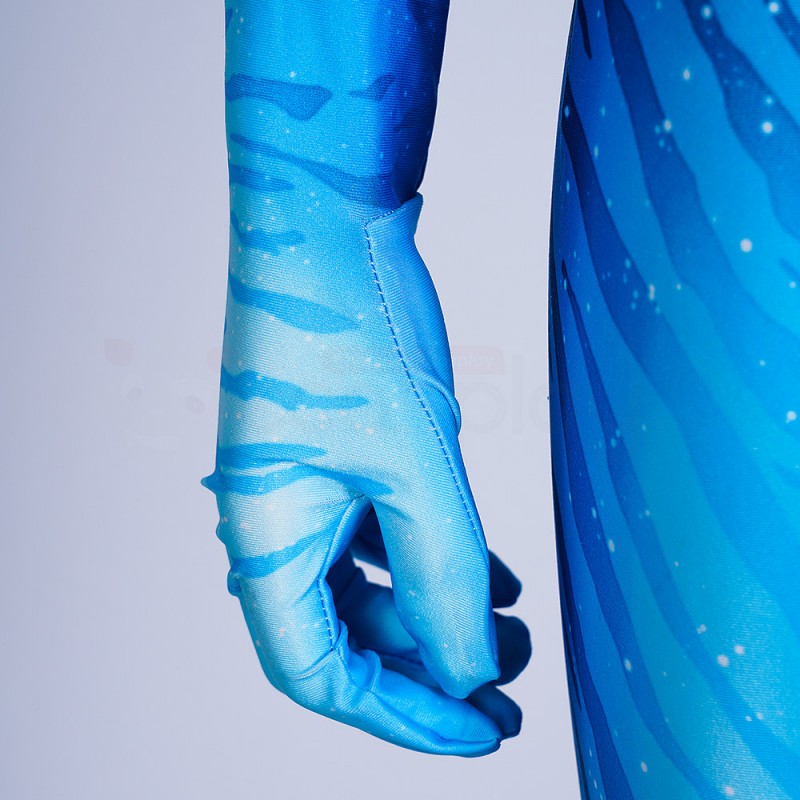 Neytiri Blue Jumpsuit Avatar 2 The Way of Water Cosplay Costume