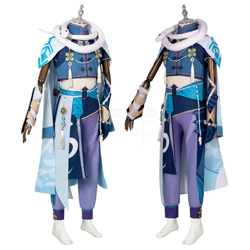 Baizhu Costume Genshin Impact Cosplay Suit