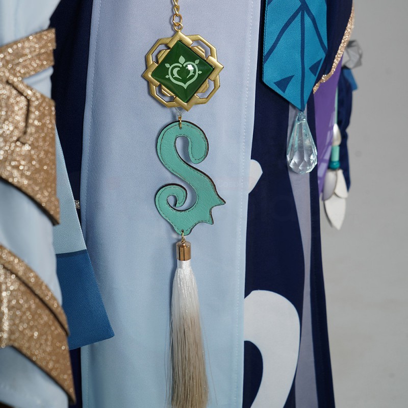 Baizhu Costume Genshin Impact Cosplay Suit