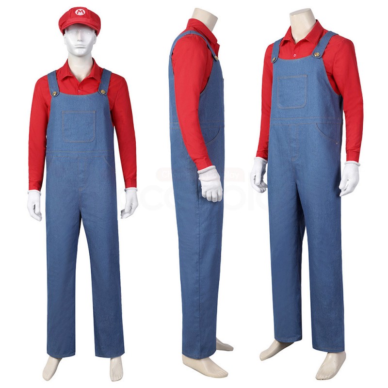 Mario Costumes The Super Mario Bros Movie Cosplay Suit