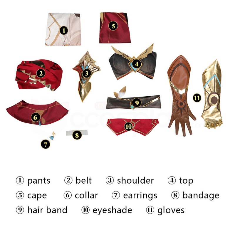 Genshin Impact Gilded Brigade Spiritwind Hunter Cosplay Costumes